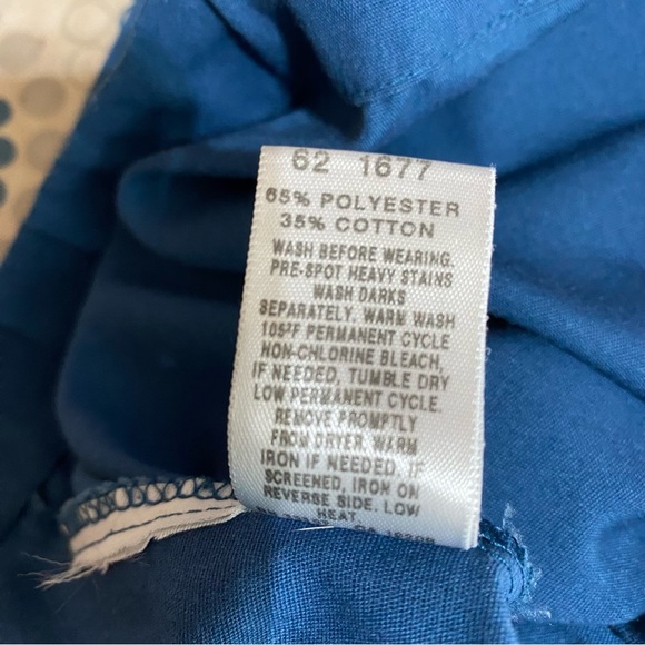 Aramark Uniform Unisex Teal Drawstring Scrubs Pants -XS - Picture 6 of 6